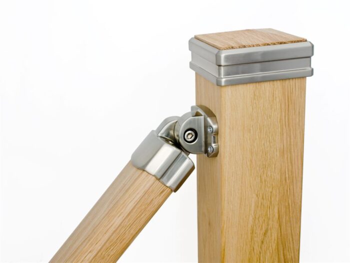Solution Chrome Handrail Connector Adjustable Angle - Image 3