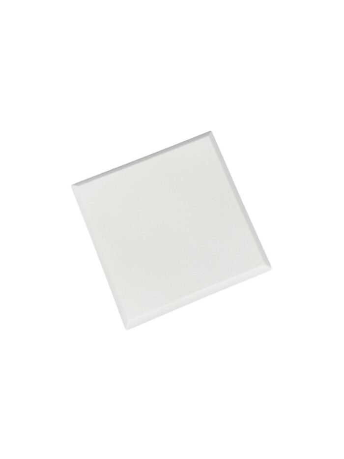 White Primed Flat Newel Cap 90mm - Image 2