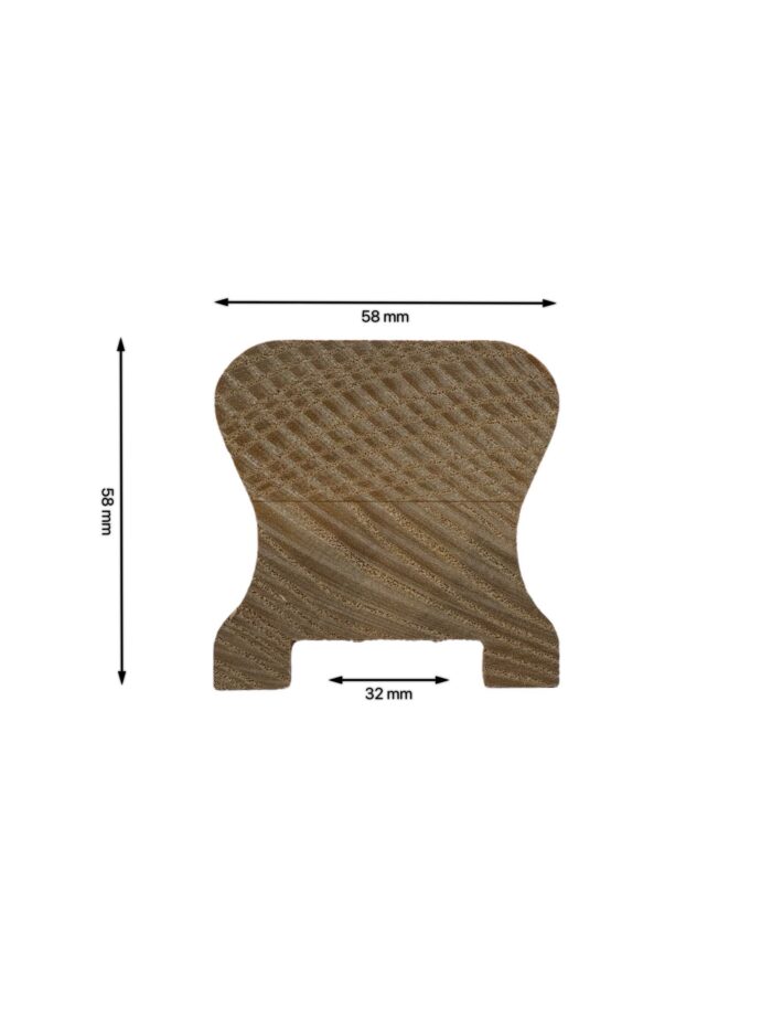 Sapele Stair Handrail and Baserail 32mm - In Various Lengths - Image 4