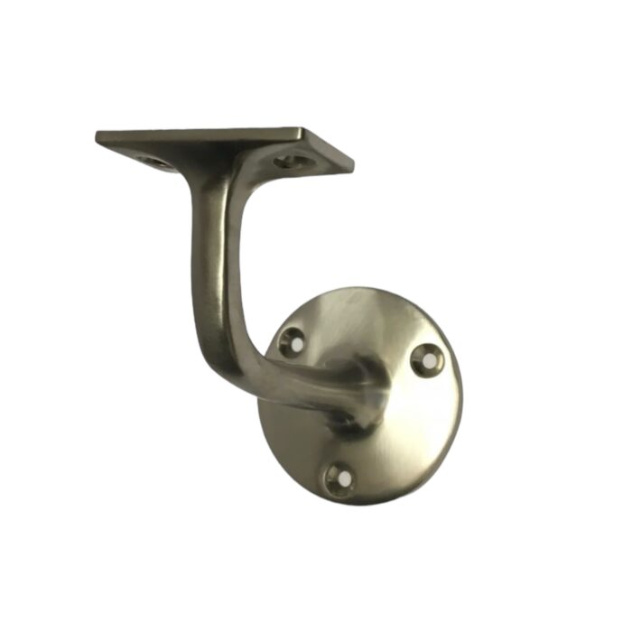 2.4m Traditional Sapele Wall Handrail Kit - Chrome or Brushed - Image 5