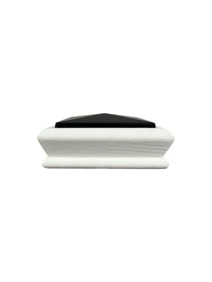 Unique Timber & Black Pyramid Newel Cap - In Various Timbers - Image 9