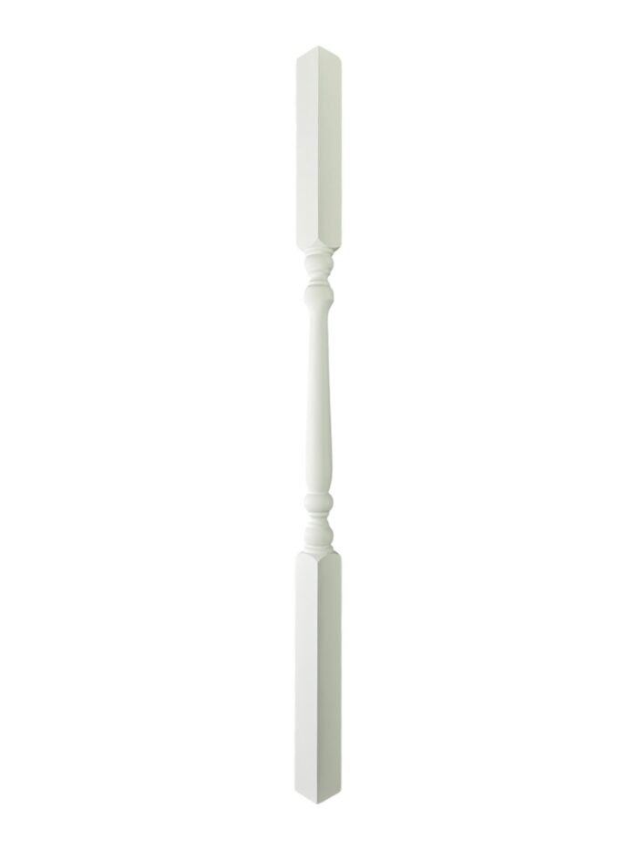 White Primed Turned Colonial Stair Spindle 41mm x 1100mm