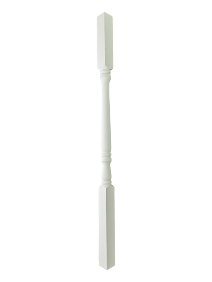 White Primed Turned Georgian Stair Spindle 32mm x 1100mm