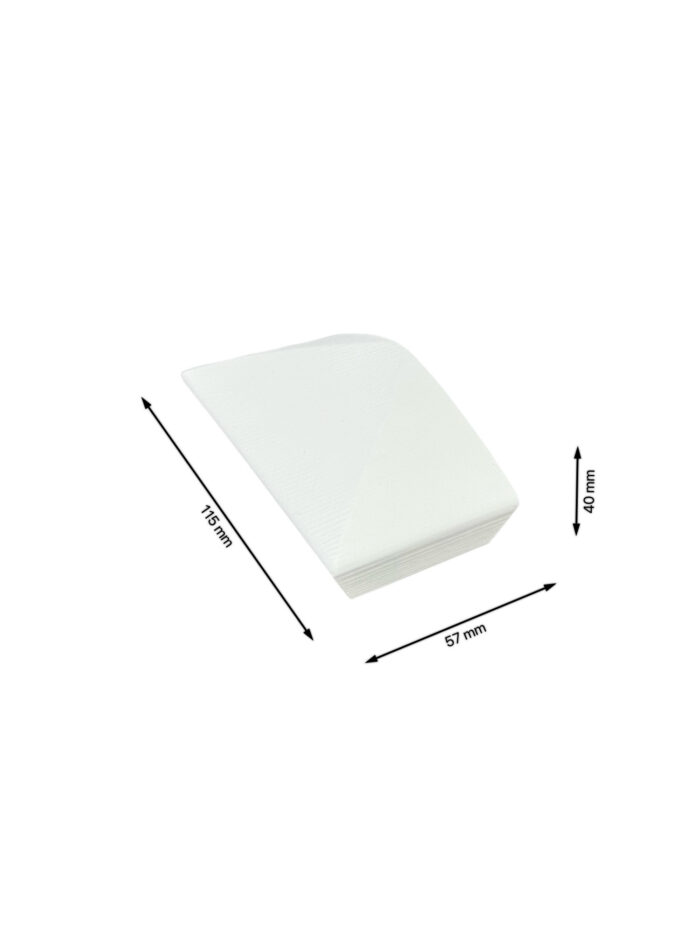 White Primed Smooth HALF Pyramid Newel Cap 90mm - Image 4