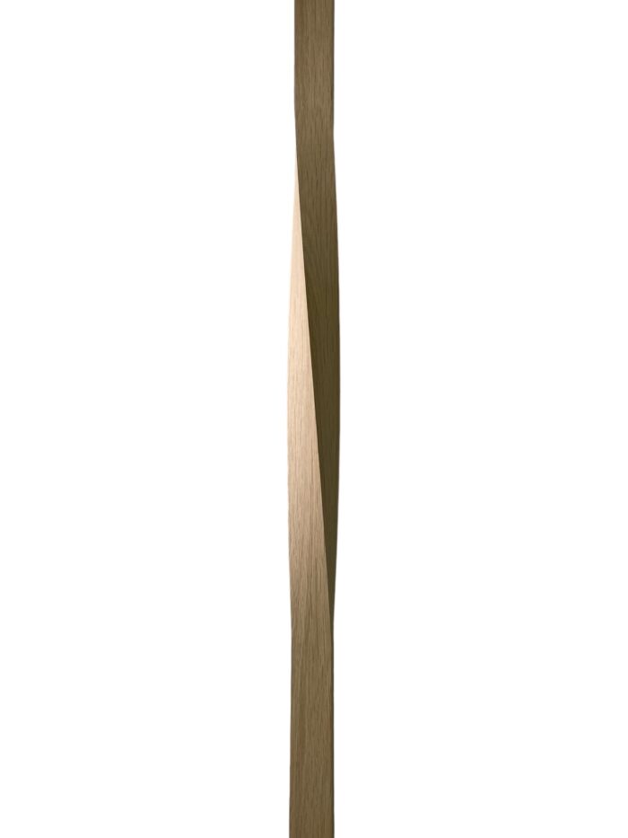 Oak Wykey Twist Stair Spindle 32mm x 1100mm - Image 2