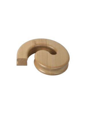 Pine Left Hand Volute Handrail Fitting