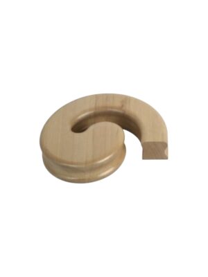 Pine Right Hand Volute Handrail Fitting